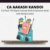 CA Final FR | Digest Concept Book & Question Bank + MCQs Combo by CA Aakash Kandoi | For Jan 26 Exams
